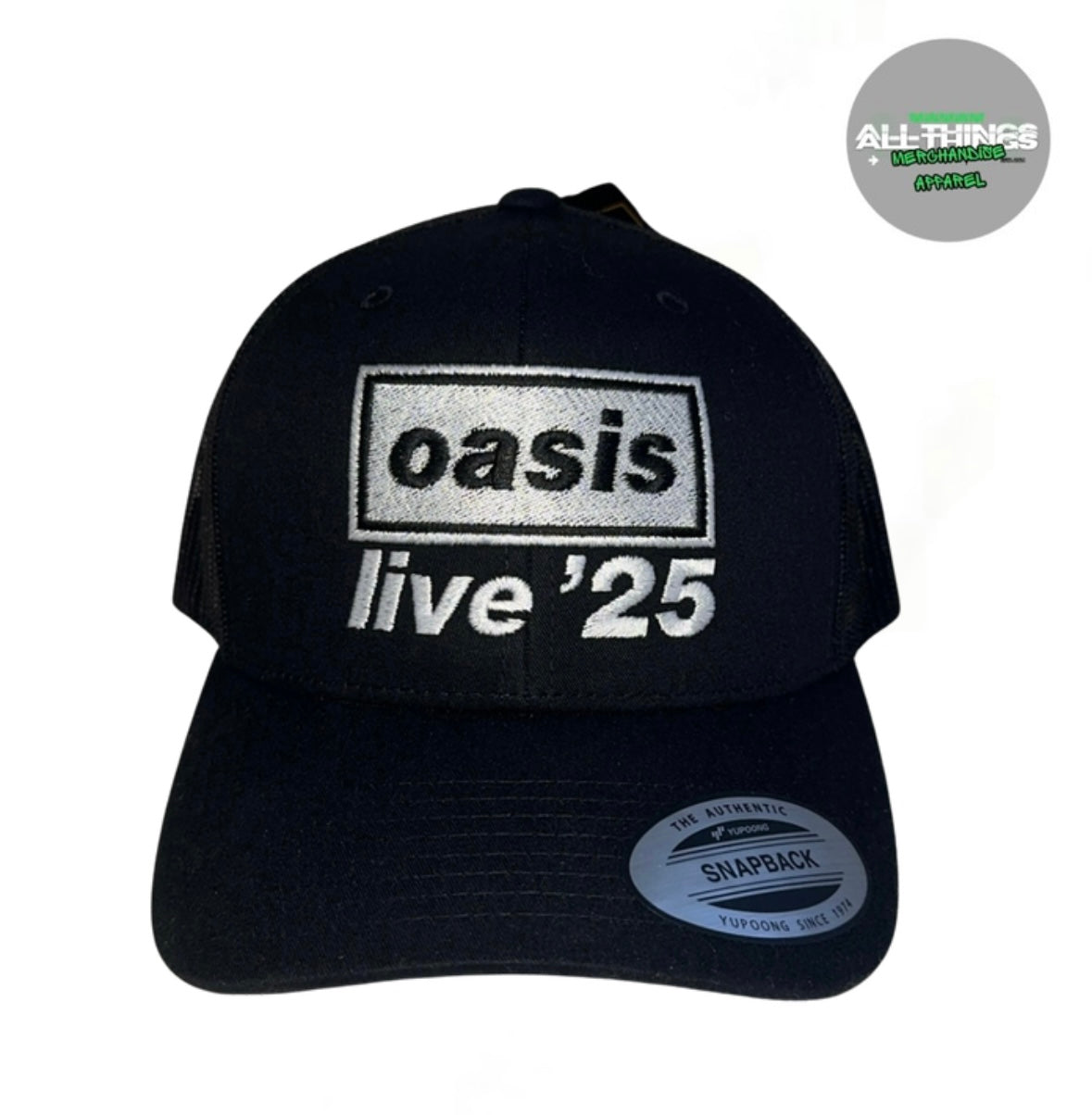 Oasis "Live 25" Tour snapback trucker cap