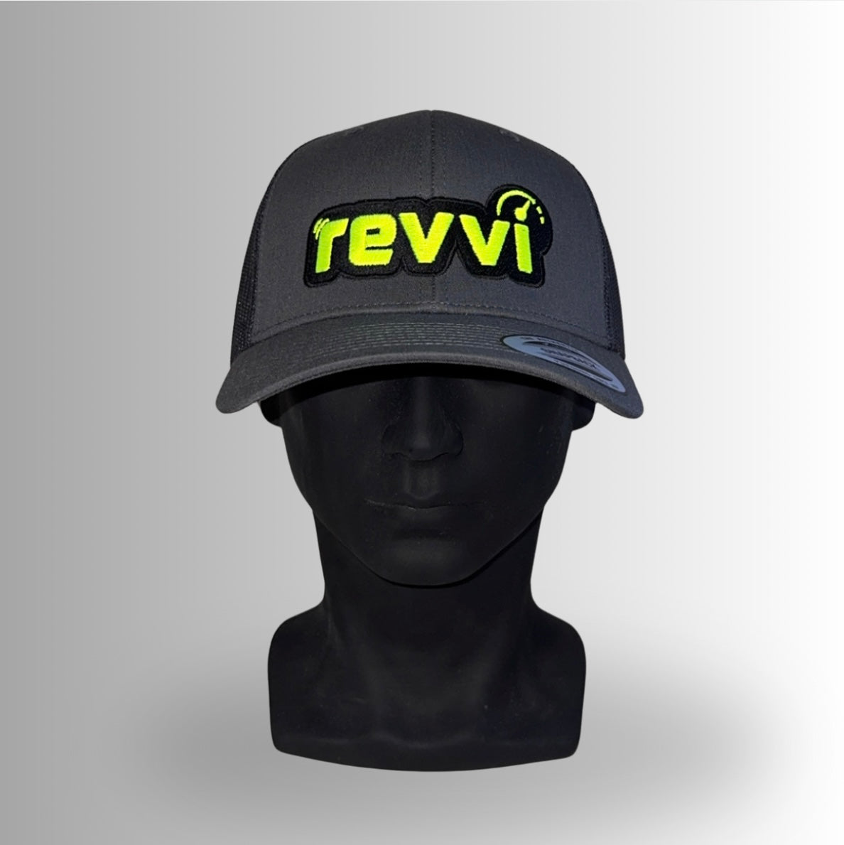 Grey \ Neon Yellow "REVVI" Cap