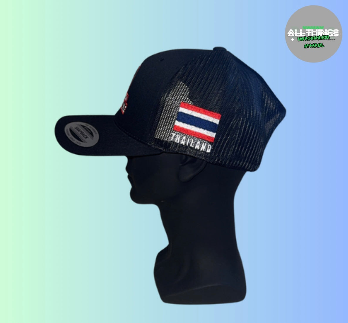 Circoloco "Nos Soul For Sale" Thailand Black Snapback Trucker Cap