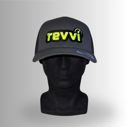 Grey \ Neon Yellow "REVVI" Cap