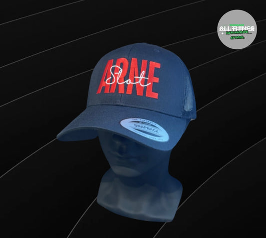 Liverpool F.C "Arne Slot" Black Snapback Trucker Cap