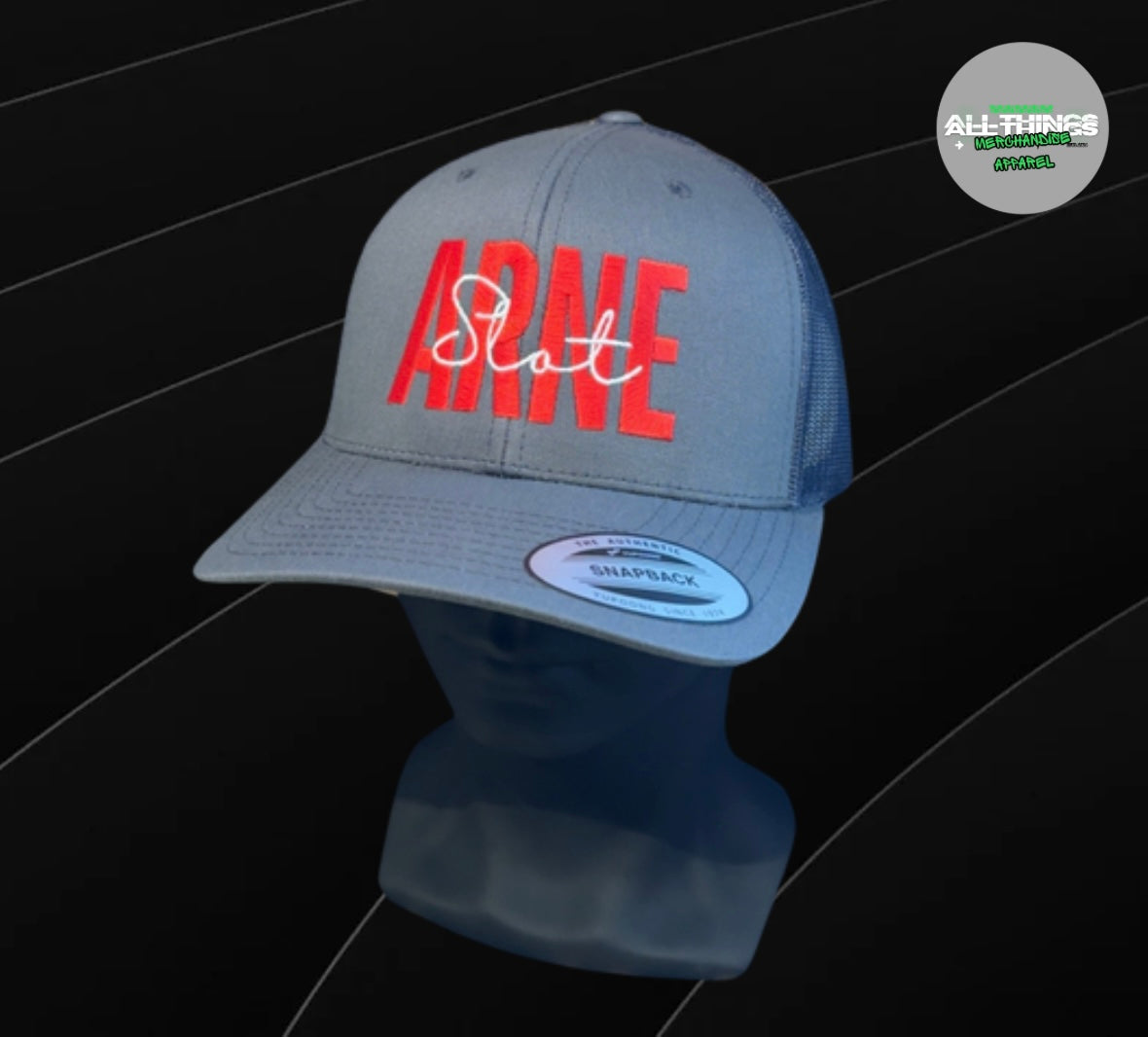 Liverpool F.C "Arne Slot" Grey Snapback Trucker Cap