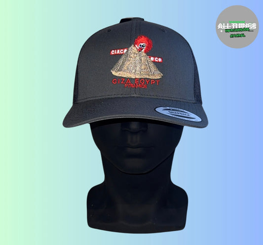 CIRCOLOCO EGYPT GIZA PYRAMIDS Grey Snapback Trucker Cap