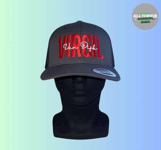 "VIRGIL Van Dijk" LIVERPOOL F.C Grey Snapback Trucker Cap